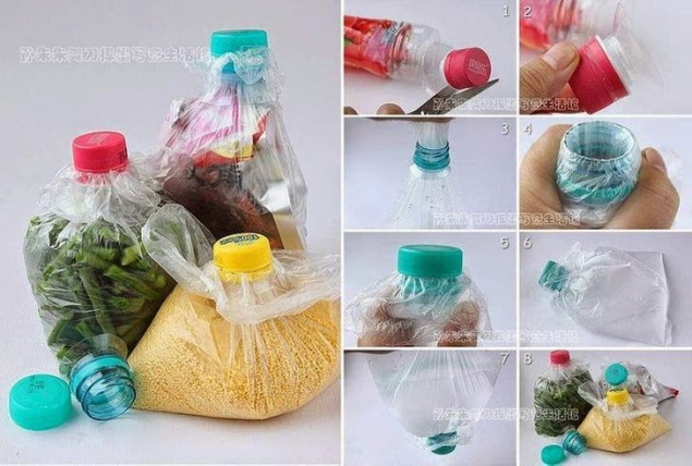 Tái chế, vỏ chai nhựa, ý tưởng